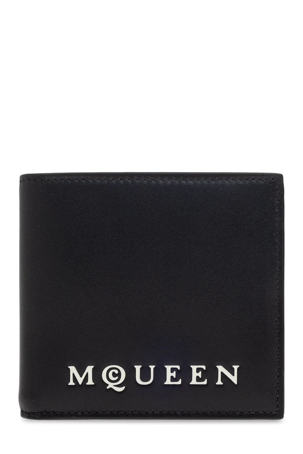 MCQUEEN BI-FOLD CC Alexander McQueen BLACK/BONE OS