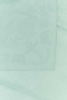 SEA GREEN SILK FOULARD Alexander McQueen
