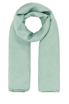 SEA GREEN SILK FOULARD Alexander McQueen LIGHT BLUE TU