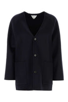 GIACCA CASH COLLARLESS Bottega Veneta NAVY 40