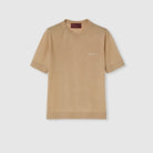 BEIGE CASHMERE BLEND SWEATER Gucci BEIGE O TAN XS