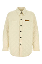 IVORY TECH COTTON JACKET Bottega Veneta WHITE 46