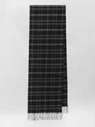 TARTAN SCARF Saint Laurent BLACK QT