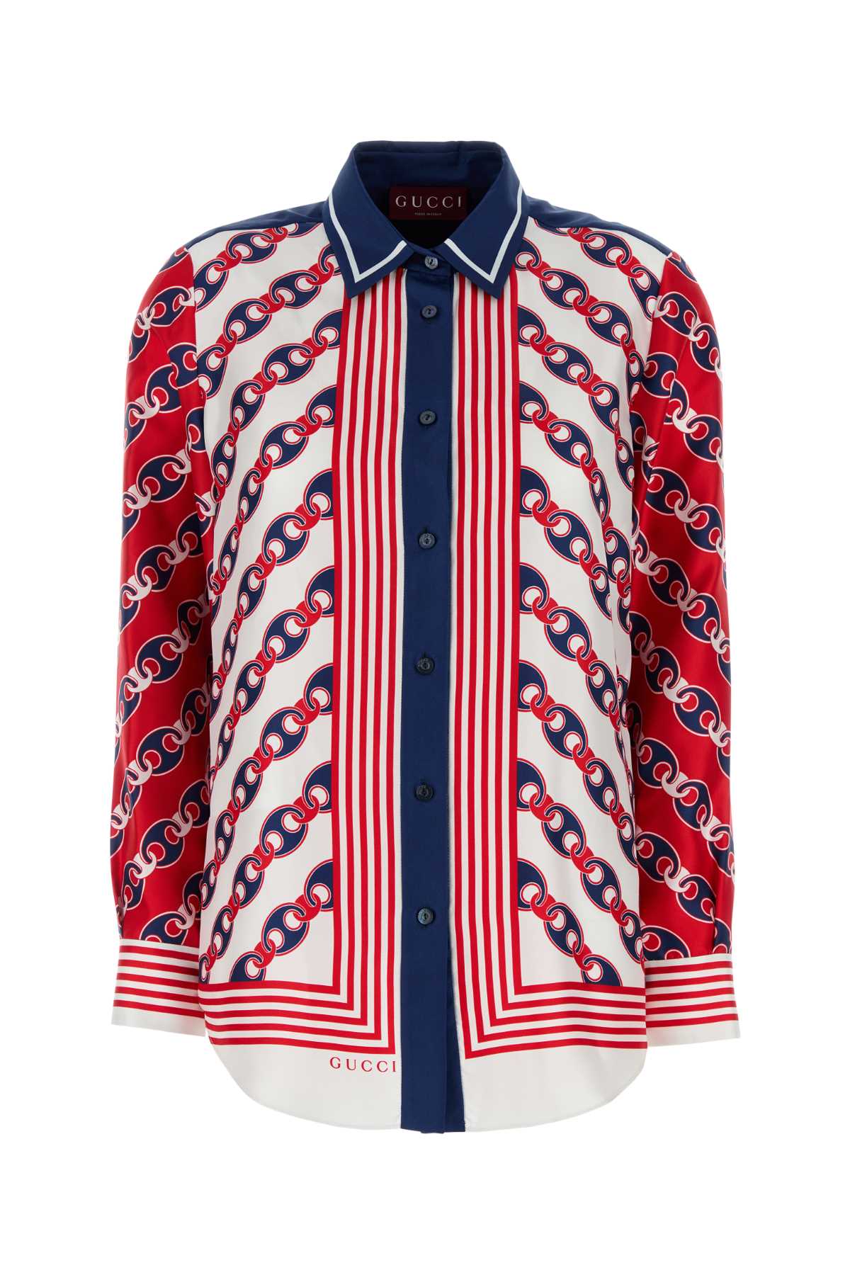 PRINTED SILK SHIRT Gucci PRINTED 46