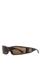 BROWN ACETATE SUNGLASSES Balenciaga BROWN TU