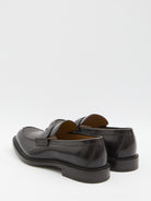 BLACK LEATHER LOAFER Gucci