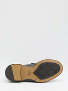 BLACK LEATHER LOAFER Gucci