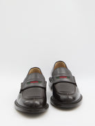 BLACK LEATHER LOAFER Gucci