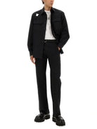 BLACK POPLIN SHIRT Alexander McQueen