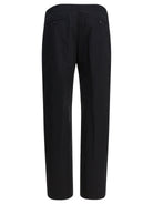 BLACK POLYAMIDE TROUSERS Alexander McQueen