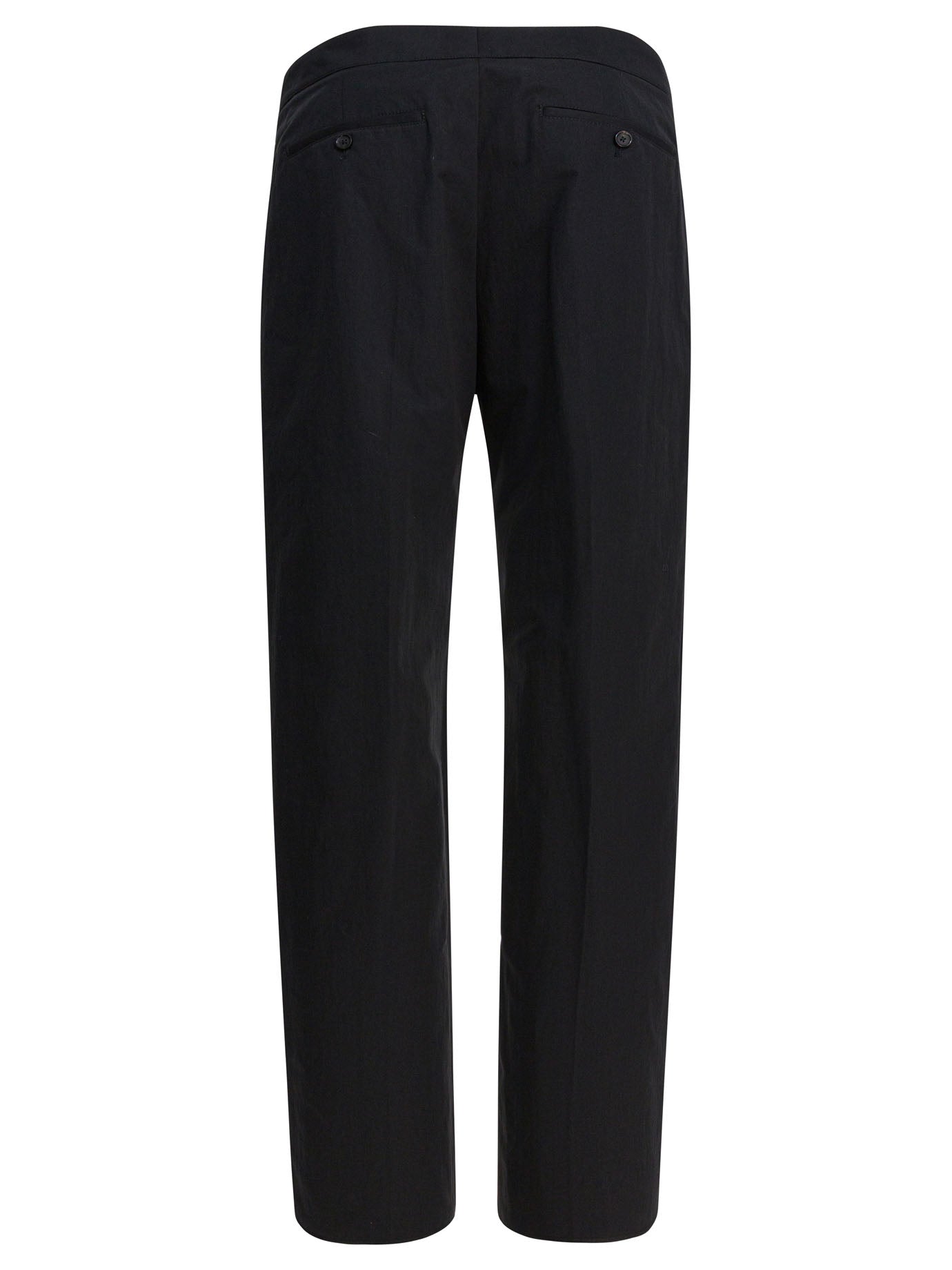 BLACK POLYAMIDE TROUSERS Alexander McQueen