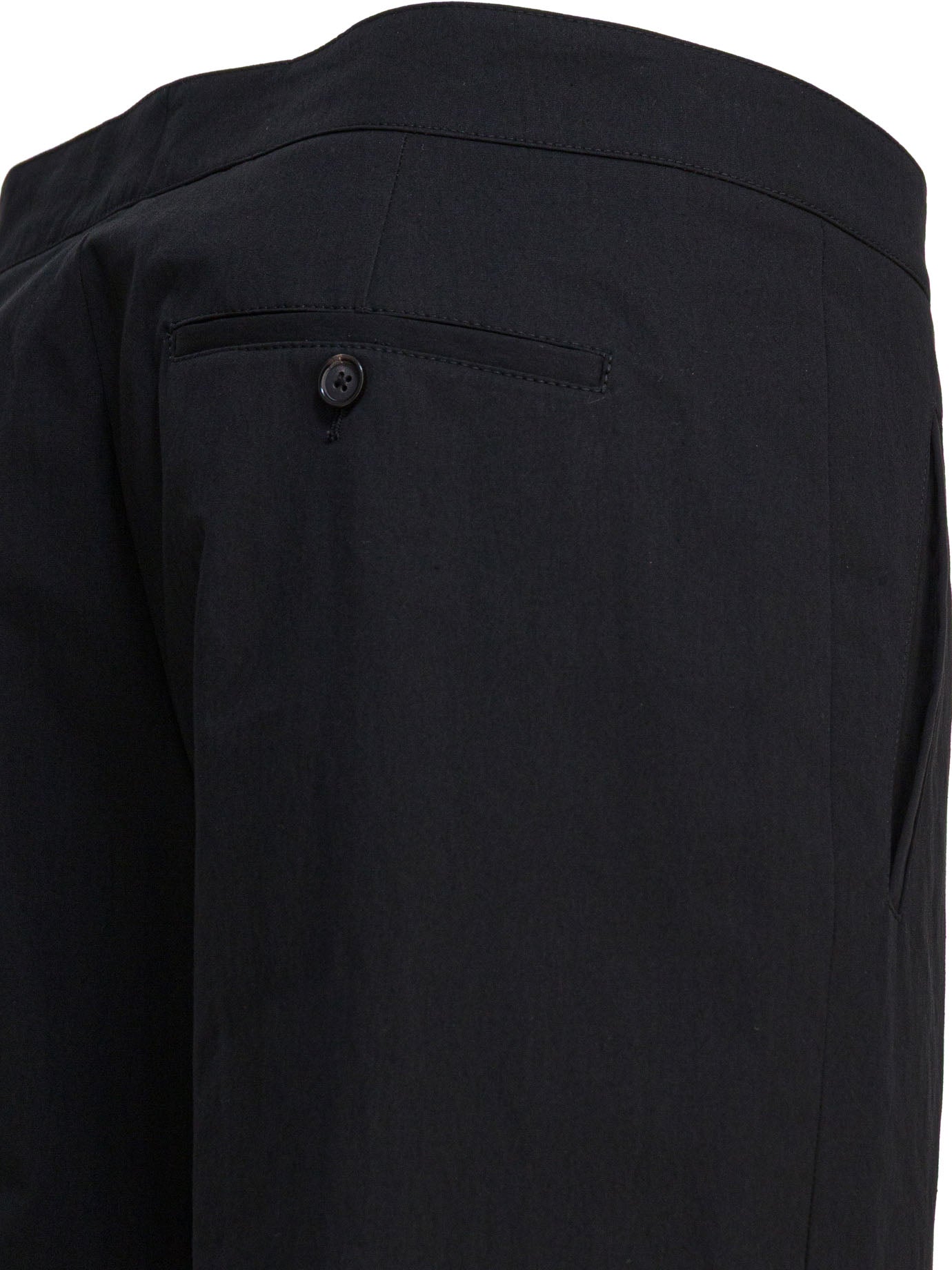 BLACK POLYAMIDE TROUSERS Alexander McQueen