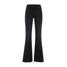 WOMEN`S SLIM FIT BOOTCUT PANTS IN BLACK/GREEN/RED Balenciaga BLACK 29