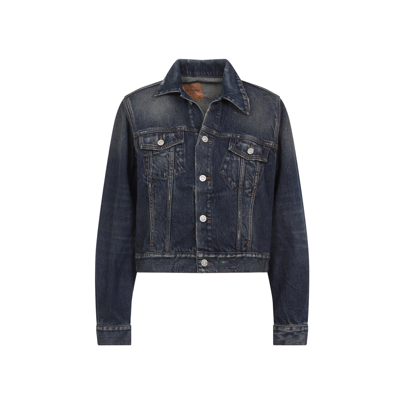 OFF-SHOULDER JACKET Balenciaga BLUE 36