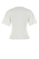 WHITE POPLIN SHIRT Alexander McQueen