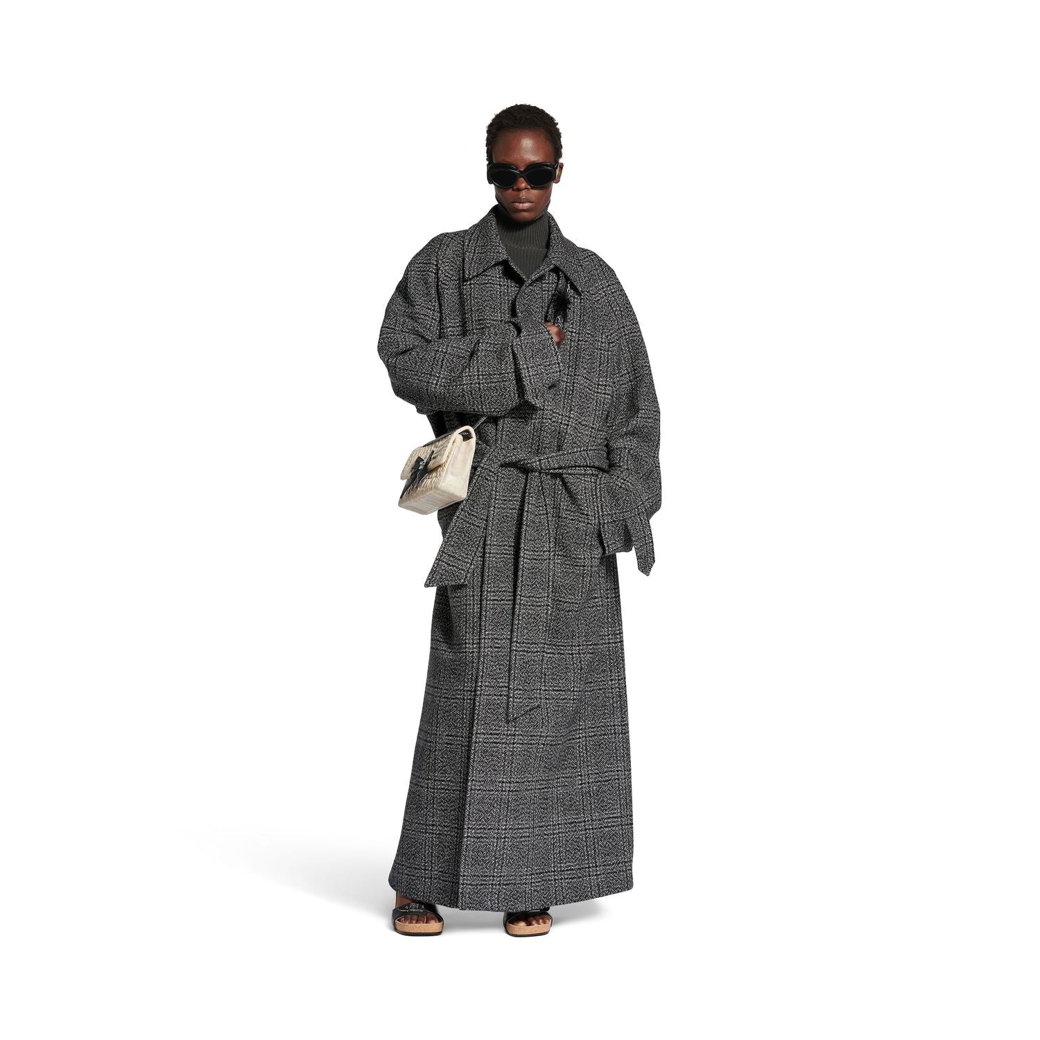 WOOL LONG COAT Balenciaga