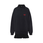MINI DRESS IN COTTON Balenciaga BLACK 01
