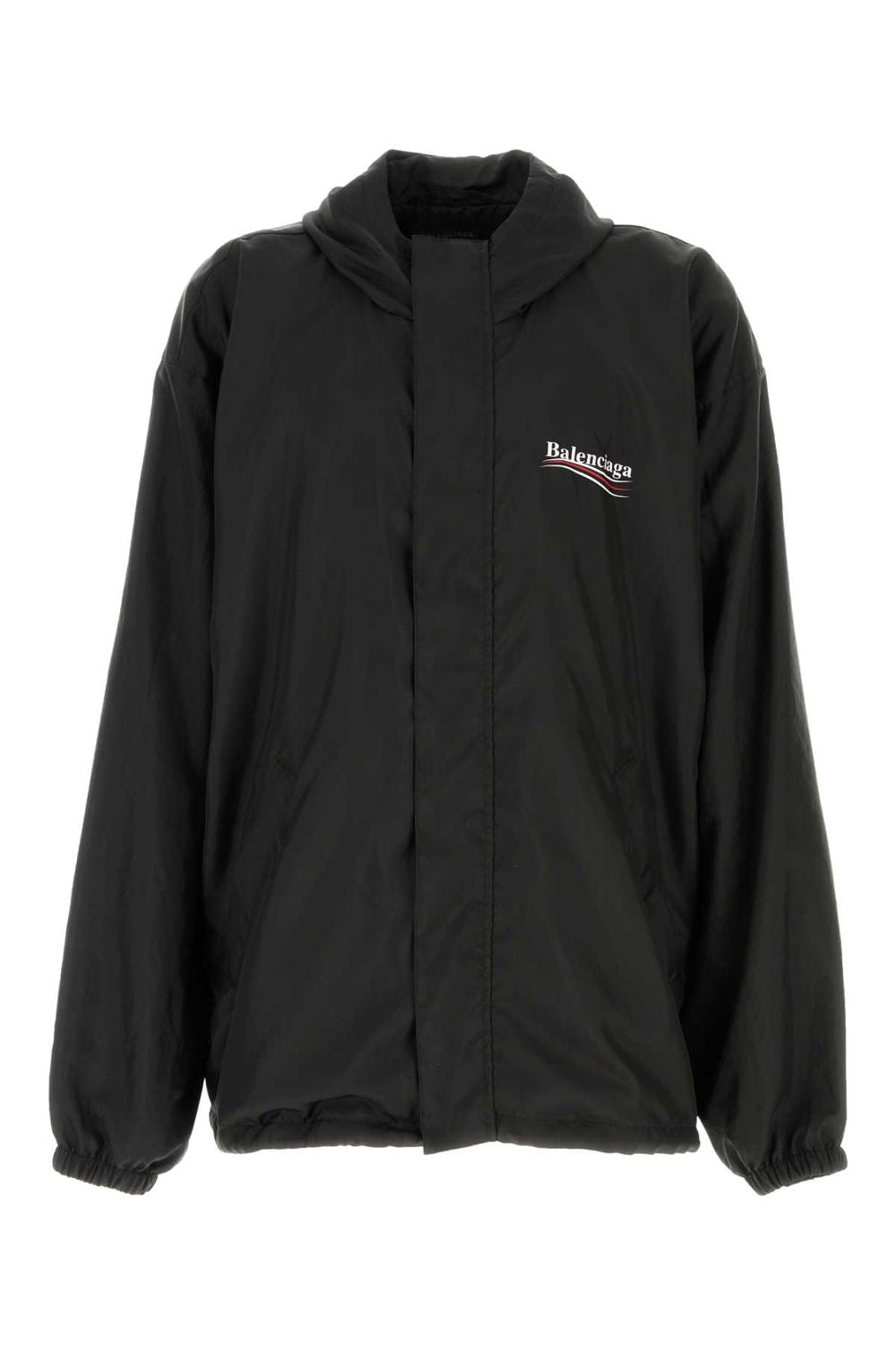 BLACK POLYESTER JACKET Balenciaga BLACK XXS