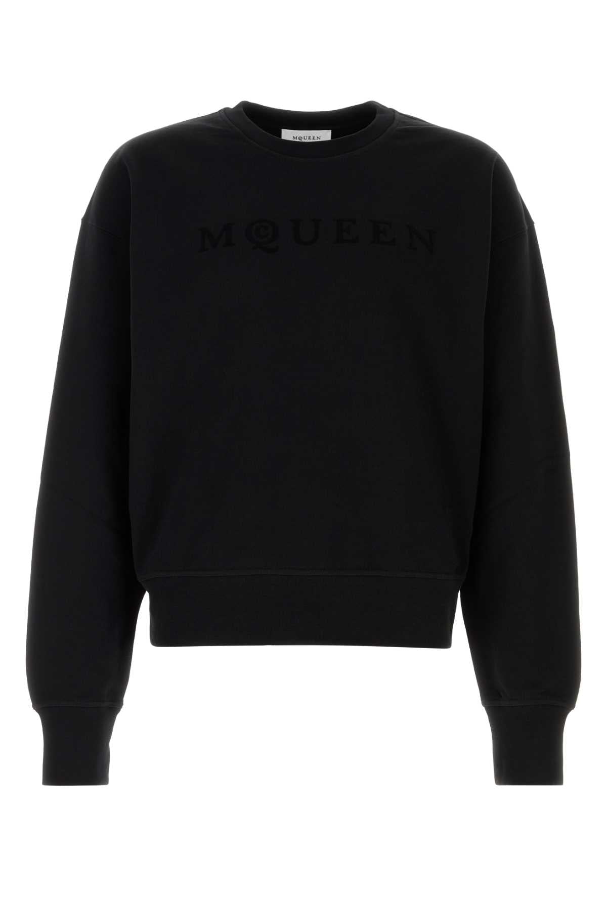 LOGO PRINT SWEATSHRT Alexander McQueen BLACKBLACK M