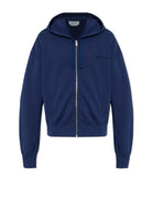 HOODIE IN BLUE Alexander McQueen MIDNIGHT BLUE TONAL S