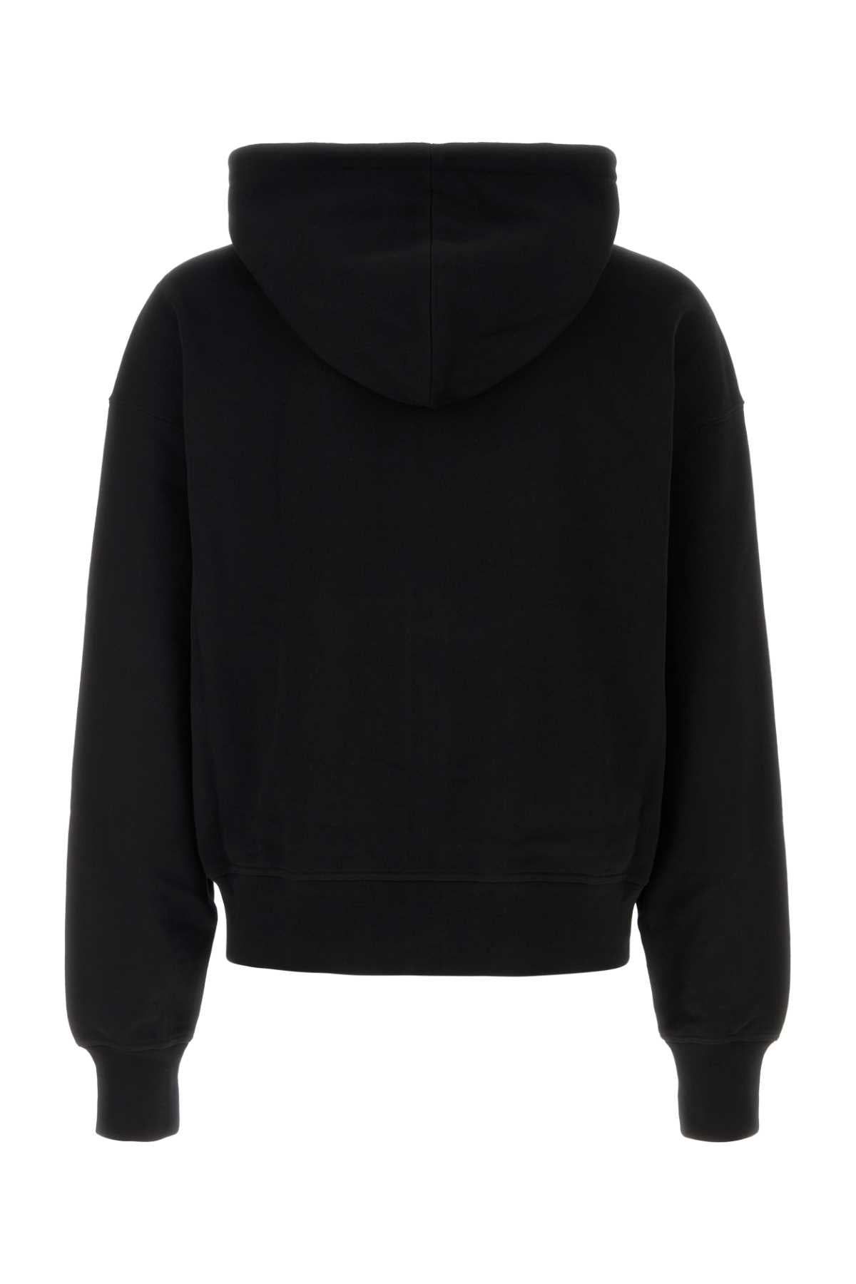 BLACK COTTON SWEATSHIRT Alexander McQueen