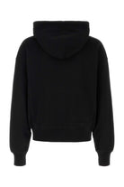 BLACK COTTON SWEATSHIRT Alexander McQueen