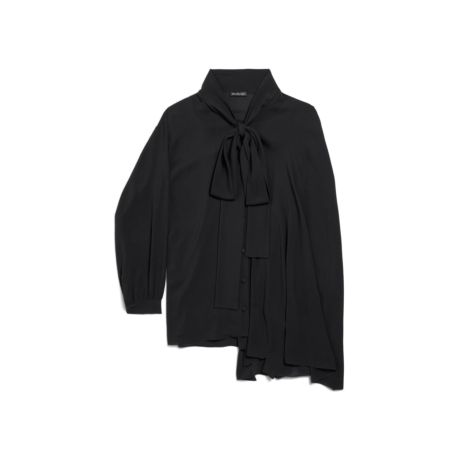 SCARF BLOUSE Balenciaga BLACK 34