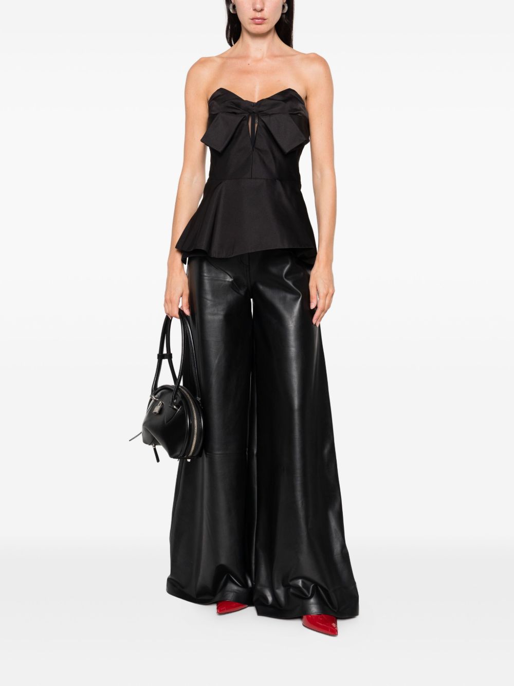 BLACK CLOTHING TOP Alexander McQueen