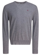 SKULL PATTERN SWEATER Alexander McQueen GREY M