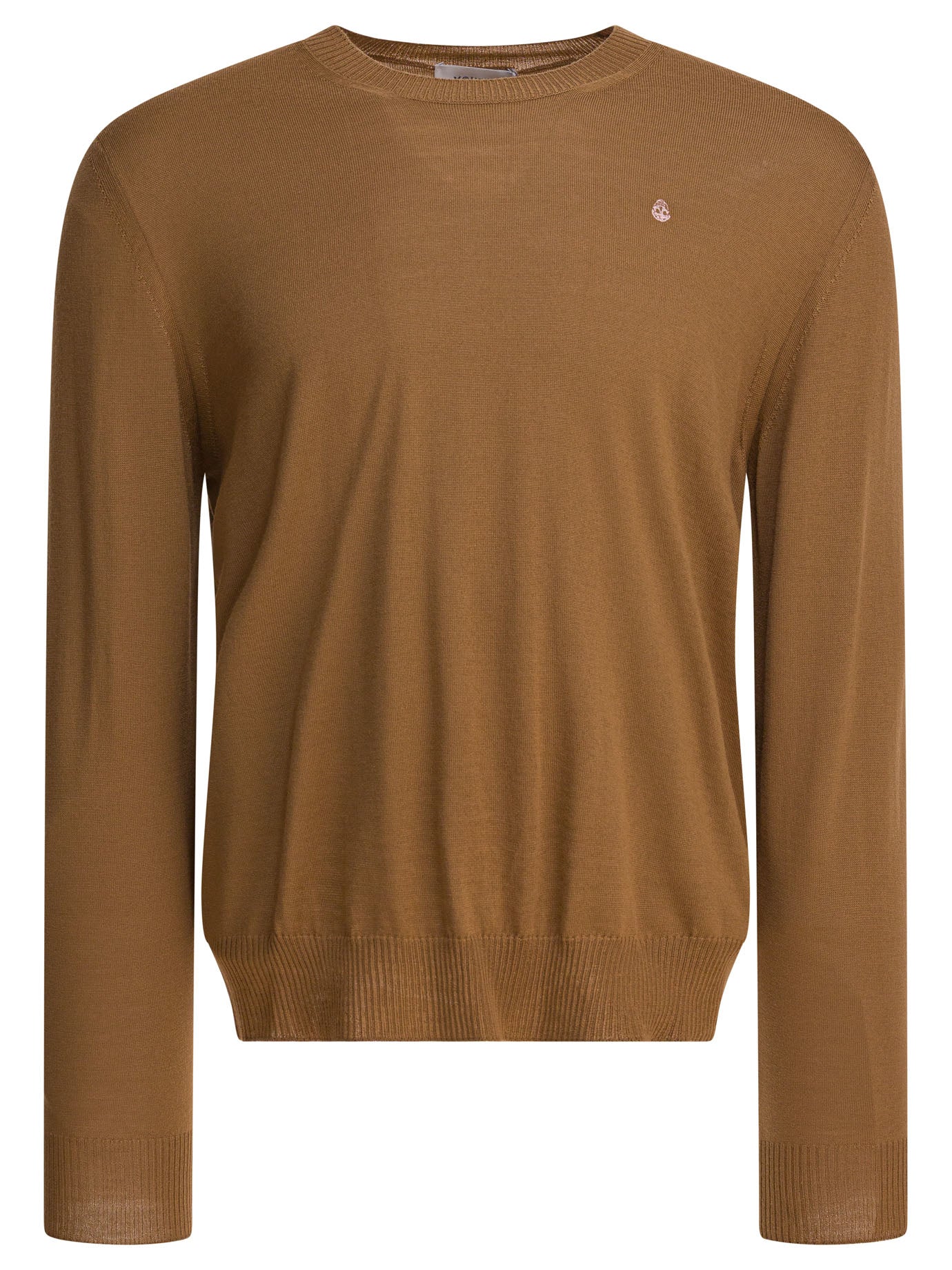SKULL PATTERN SWEATER Alexander McQueen BEIGE S