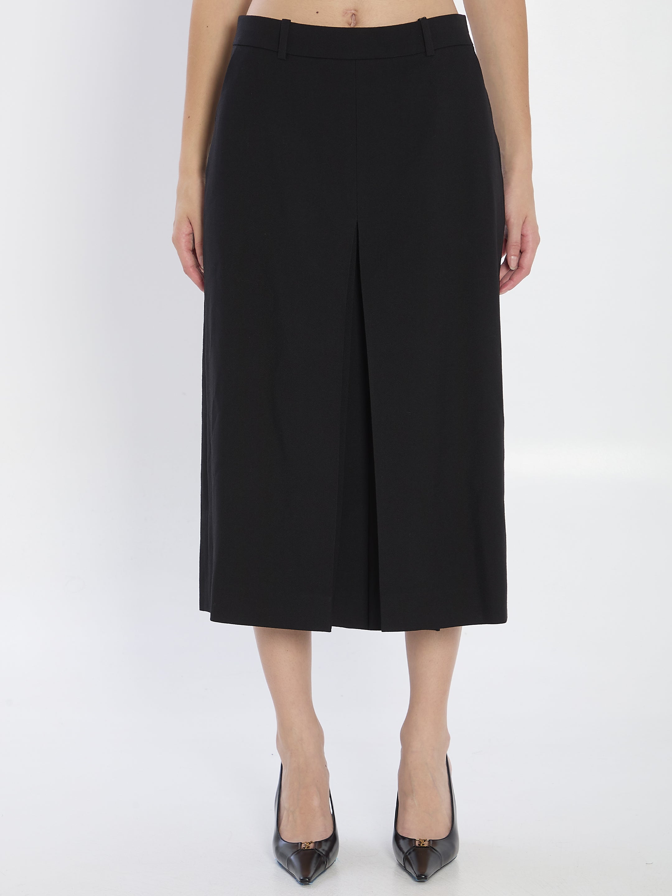 WOOL SKIRT-PANTS Saint Laurent BLACK 36