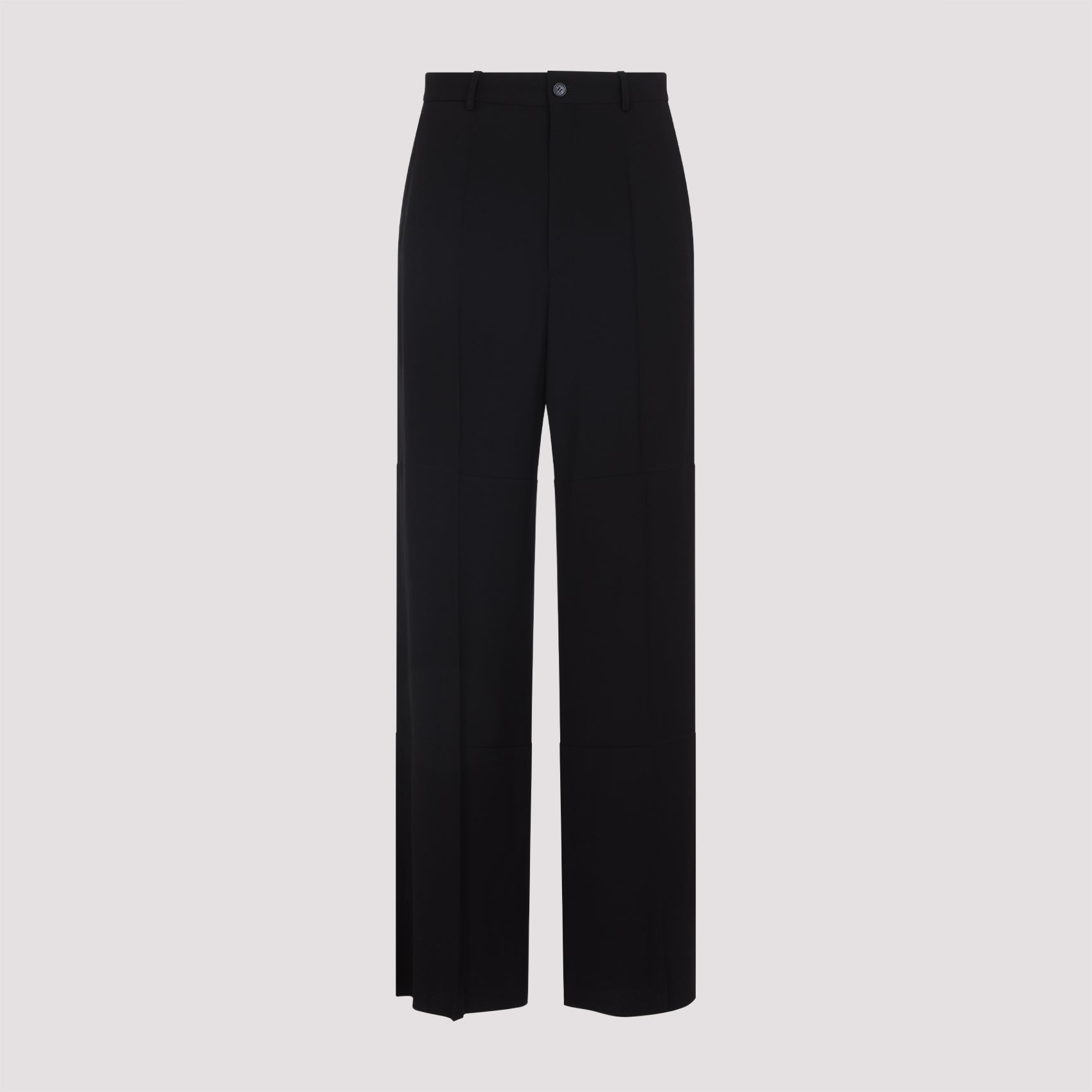 BLACK TWILL WIDE-LEG PANT Balenciaga