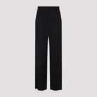 BLACK TWILL WIDE-LEG PANT Balenciaga