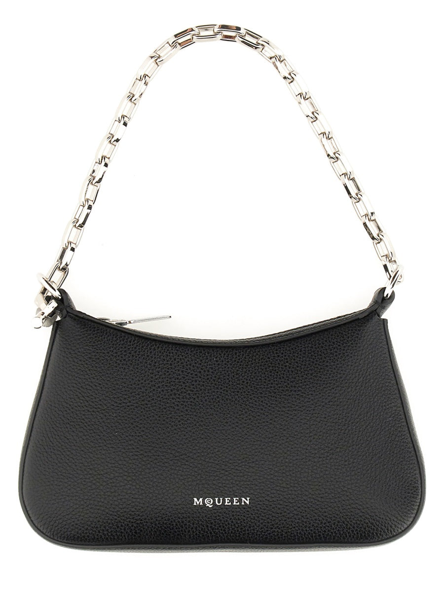 BLACK LEATHER BAGS Alexander McQueen BLACK UNI
