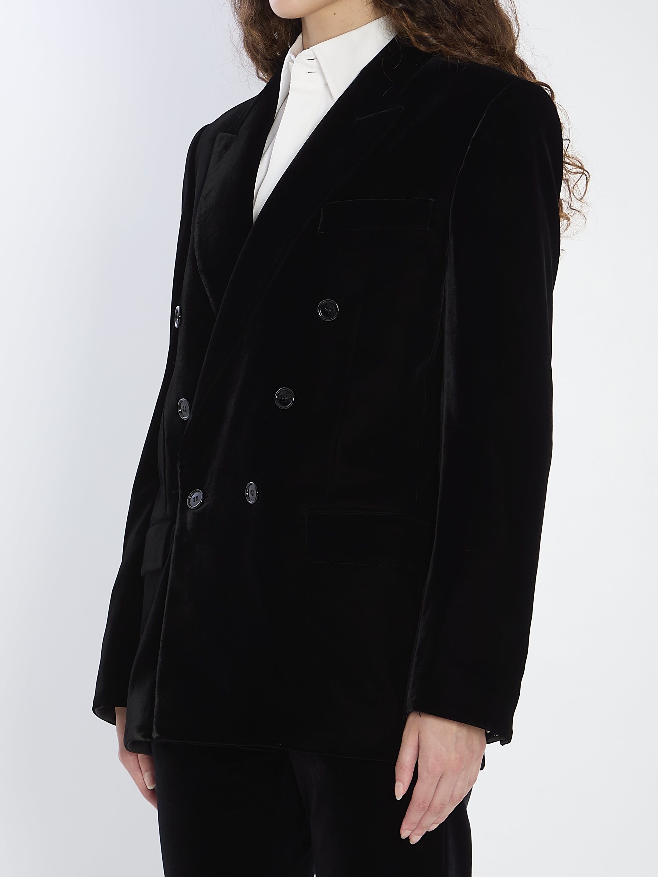 CASSANDRE JACKET IN VELVET Saint Laurent