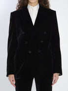 CASSANDRE JACKET IN VELVET Saint Laurent BLACK 36