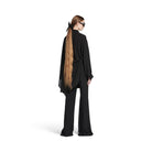BLACK VISCOSE PALAZZO PANT Balenciaga