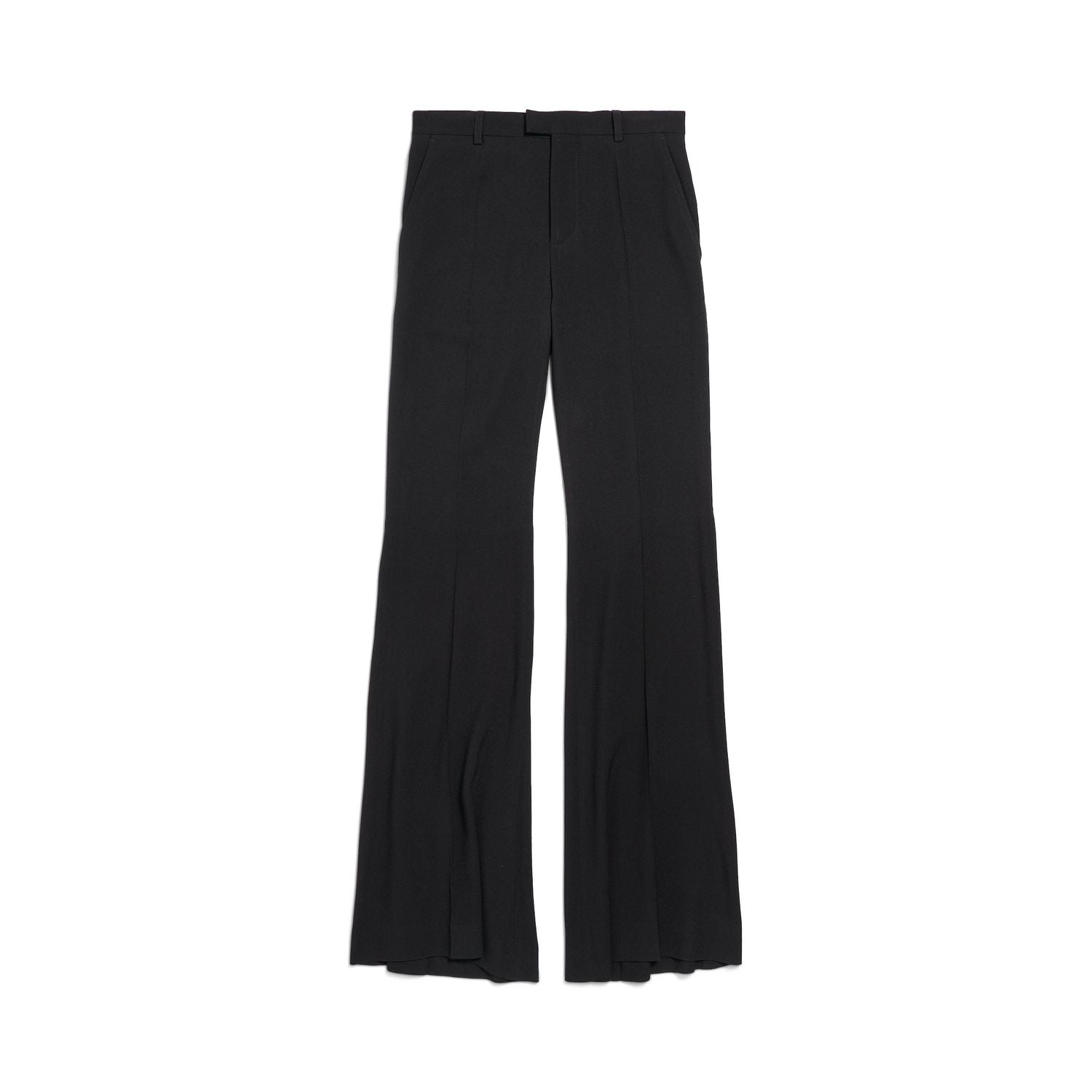 BLACK VISCOSE PALAZZO PANT Balenciaga BLACK 38F