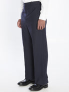 CHINé WOOL TROUSERS Saint Laurent