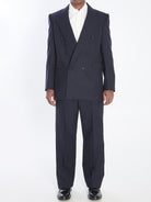 CHINé WOOL TROUSERS Saint Laurent