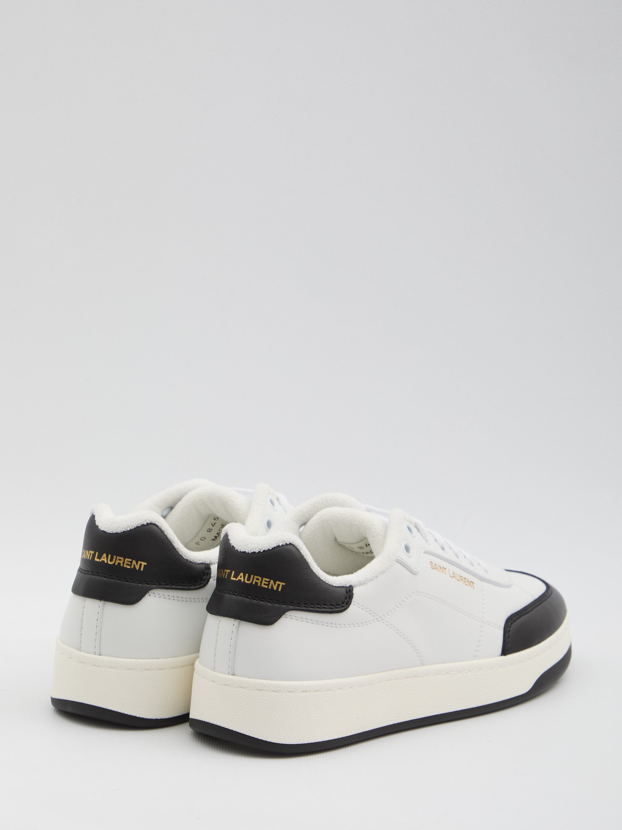 LEATHER PANELLED SNEAKERS SL61 Saint Laurent