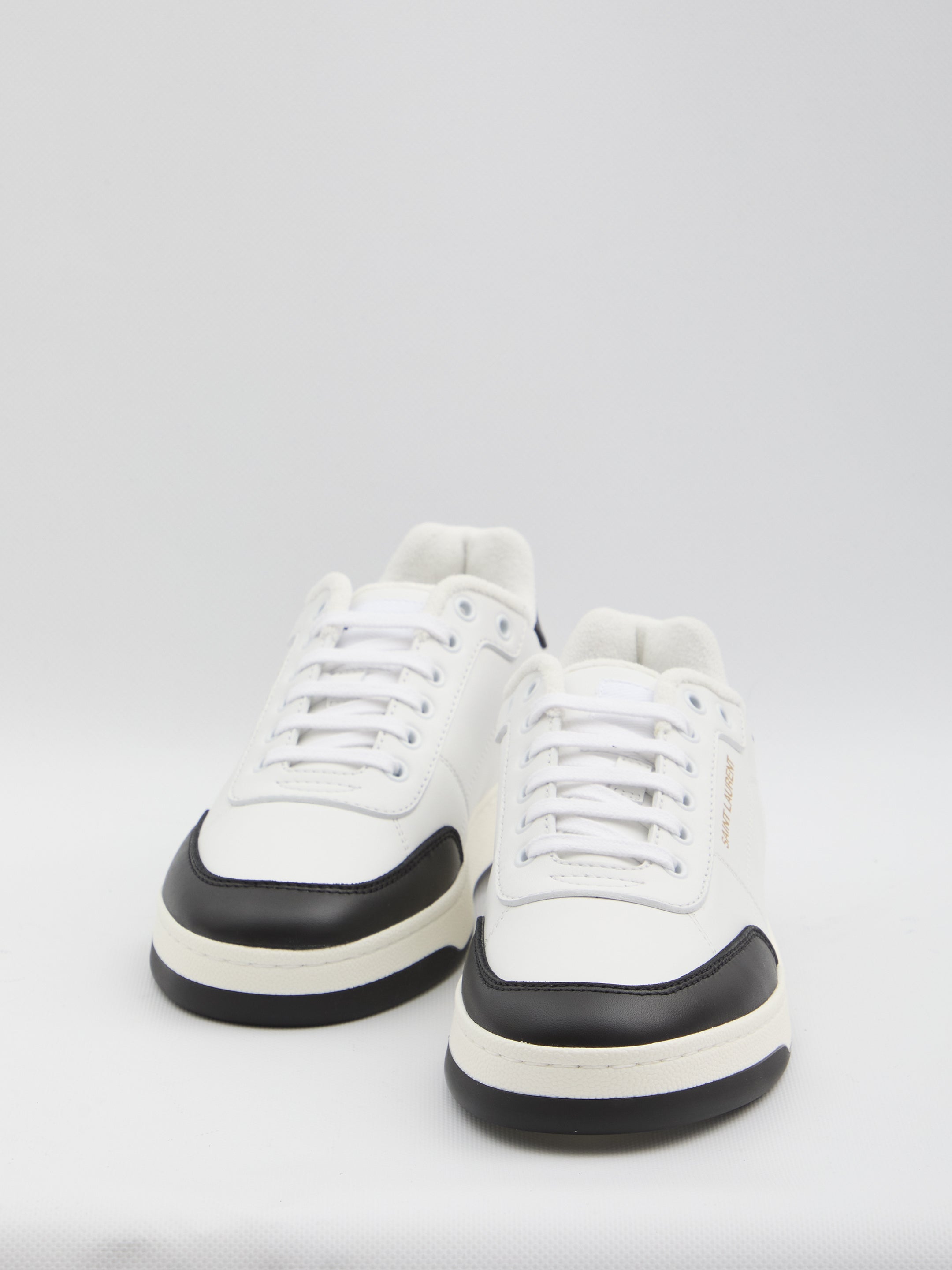 LEATHER PANELLED SNEAKERS SL61 Saint Laurent