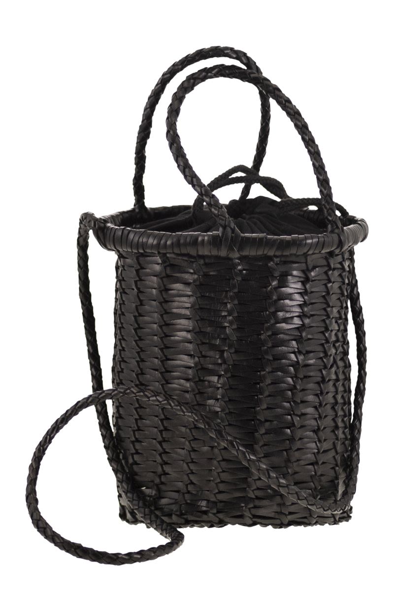 LINA MINI - WOVEN LEATHER BAG Dragon