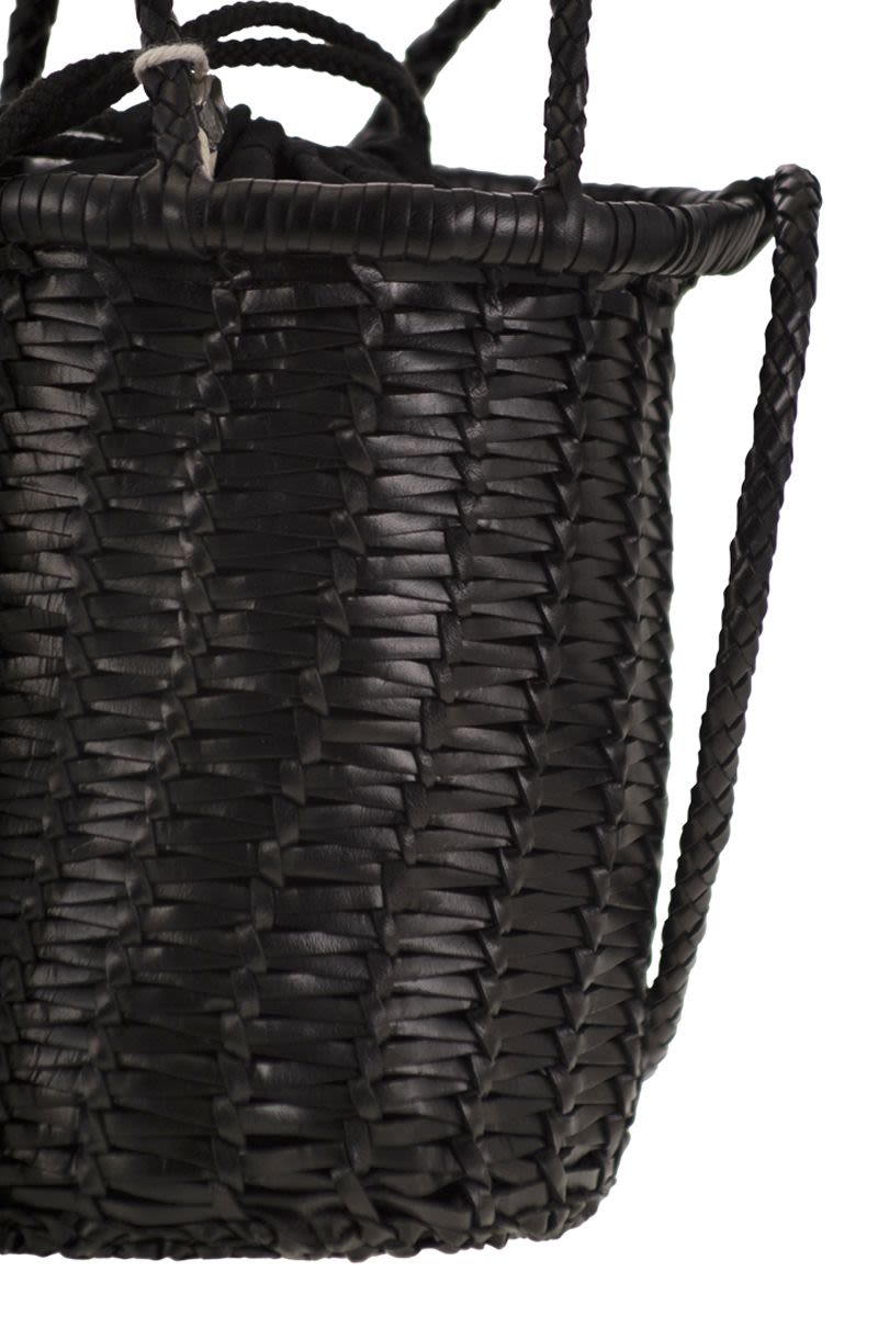 LINA MINI - WOVEN LEATHER BAG Dragon