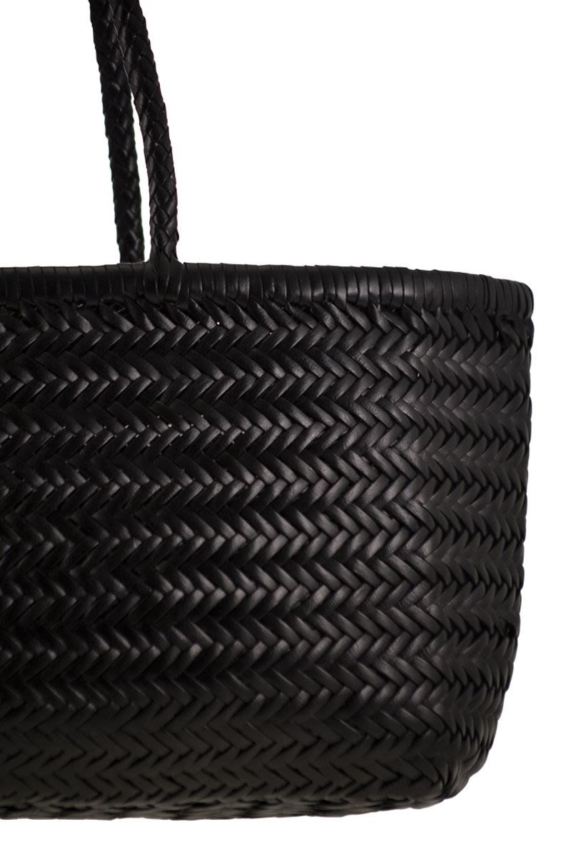 BAMBOO TRIPLE JUMP BIG - WOVEN LEATHER BAG Dragon