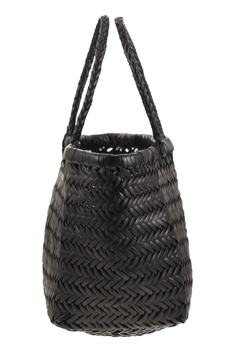 TRIPLE JUMP SMALL - WOVEN LEATHER BAG Dragon