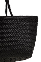 TRIPLE JUMP SMALL - WOVEN LEATHER BAG Dragon