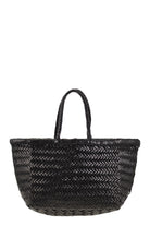 TRIPLE JUMP SMALL - WOVEN LEATHER BAG Dragon BLACK ONE SIZE