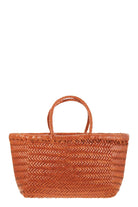 TRIPLE JUMP SMALL - WOVEN LEATHER BAG Dragon ORANGE ONE SIZE