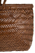 TRIPLE JUMP SMALL - WOVEN LEATHER BAG Dragon